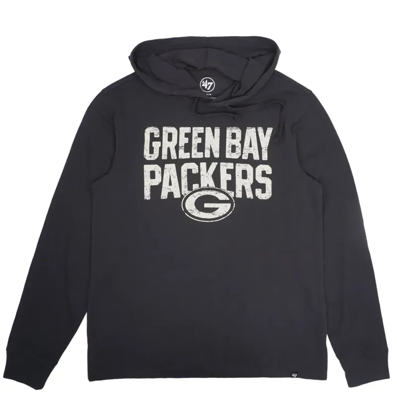 '47 BRAND GREEN BAY PACKERS EROSION ASHBY LIGHTWEIGHT PIQUE HOODIE    