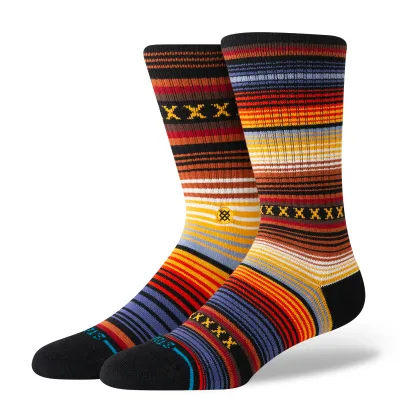 STANCE CURREN STRIPE CREW SOCKS 