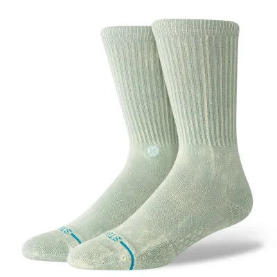 STANCE ICON DYED COTTON CREW SOCKS 