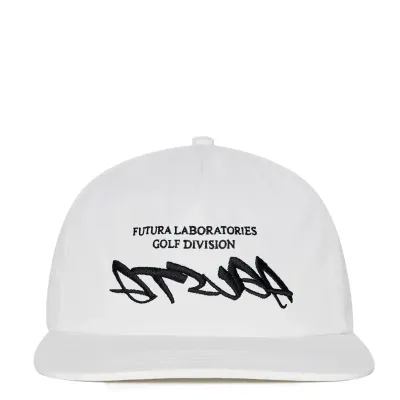 MALBON GOLF FUTURA ATSUGA POLY 5 PANEL SNAPBACK HAT