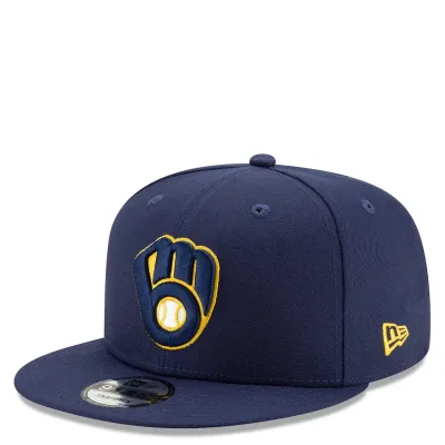 NEW ERA MILWAUKEE BREWERS BASIC 9FIFTY SNAPBACK HAT