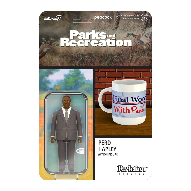 SUPER7 PARKS AND RECREATION REACTION FIGURE - PERD HAPLEY