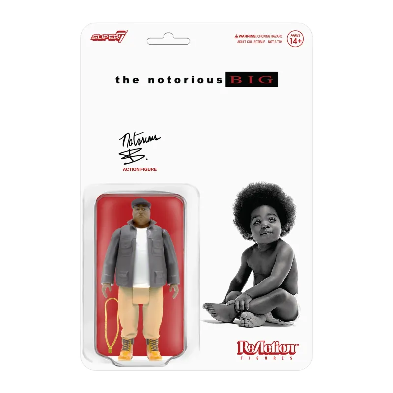 SUPER7 NOTORIOUS B.I.G. REACTION FIGURE - THE ORIGINAL