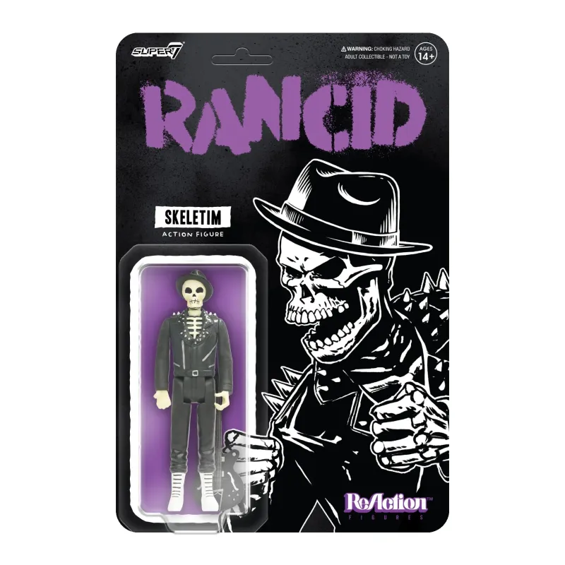 SUPER7 RANCID REACTION FIGURE - SKELETIM