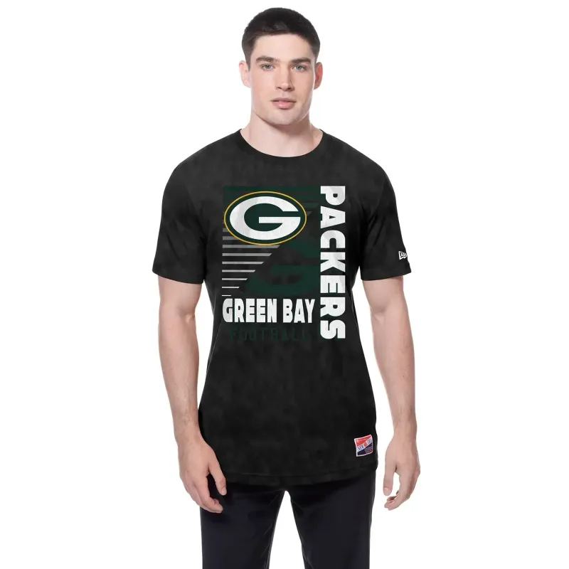 NEW ERA GREEN BAY PACKERS FADE AWAY MINERAL WASH TEE 