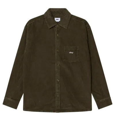 OBEY BUCKLEY CORDUROY SHIRT   