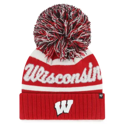 '47 BRAND WISCONSIN BADGERS WOMEN'S SPIRITED CUFF BEANIE
