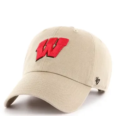 '47 BRAND WISCONSIN BADGERS CLEAN UP HAT