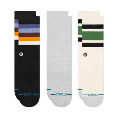 STANCE COTTON CREW 3-PACK SOCKS 