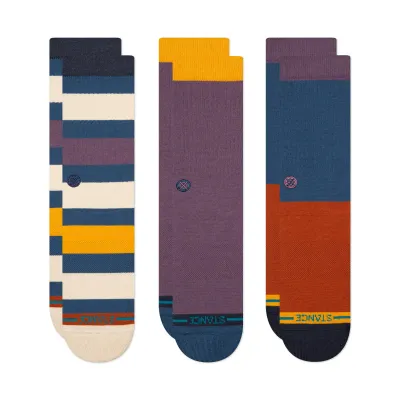 STANCE DEXTER 3-PACK CREW SOCKS 
