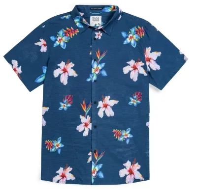 BAJA LLAMA FLOWER POWERS MOJAVE SHIRT    