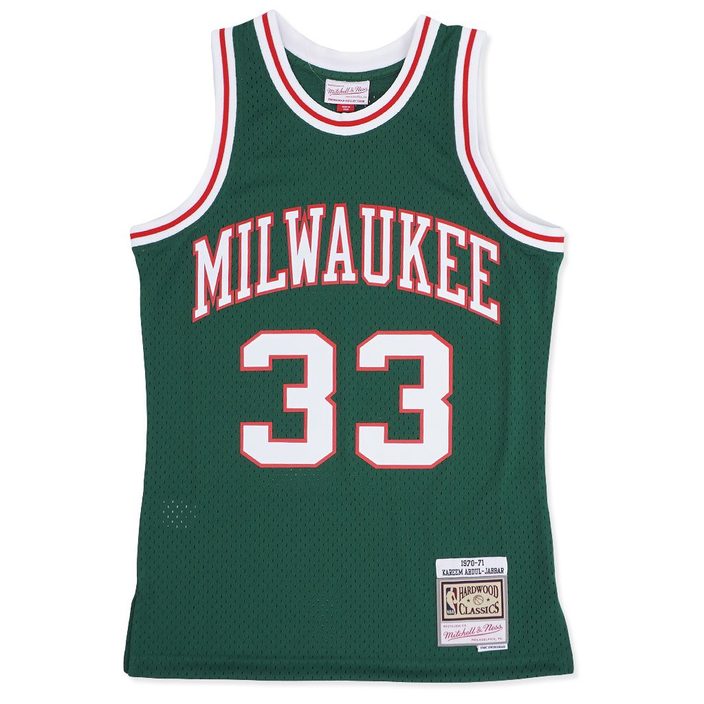 MITCHELL &amp; NESS MILWAUKEE BUCKS KAREEM '70-71 SWINGMAN JERSEY  