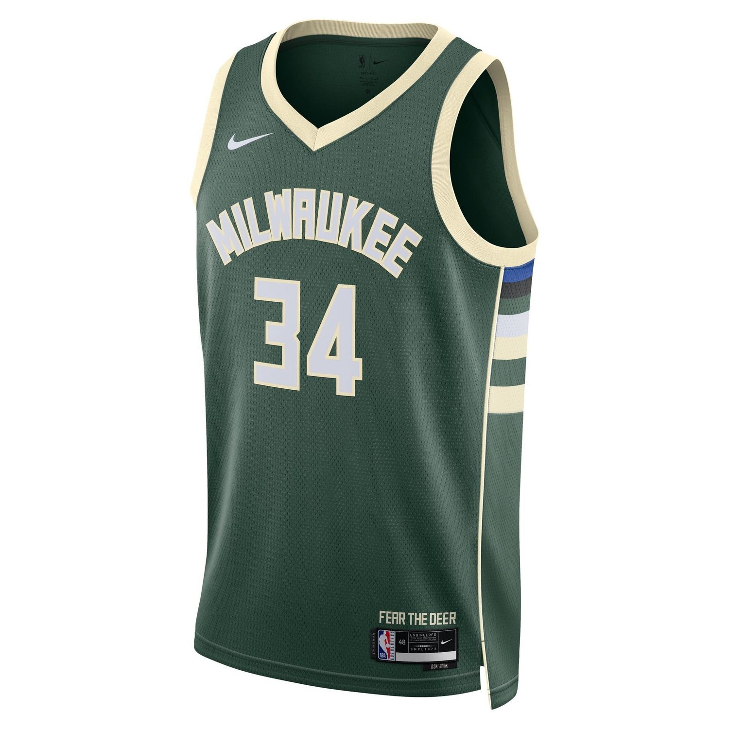 NIKE MILWAUKEE BUCKS GIANNIS '22-23 ICON EDITION SWINGMAN JERSEY 