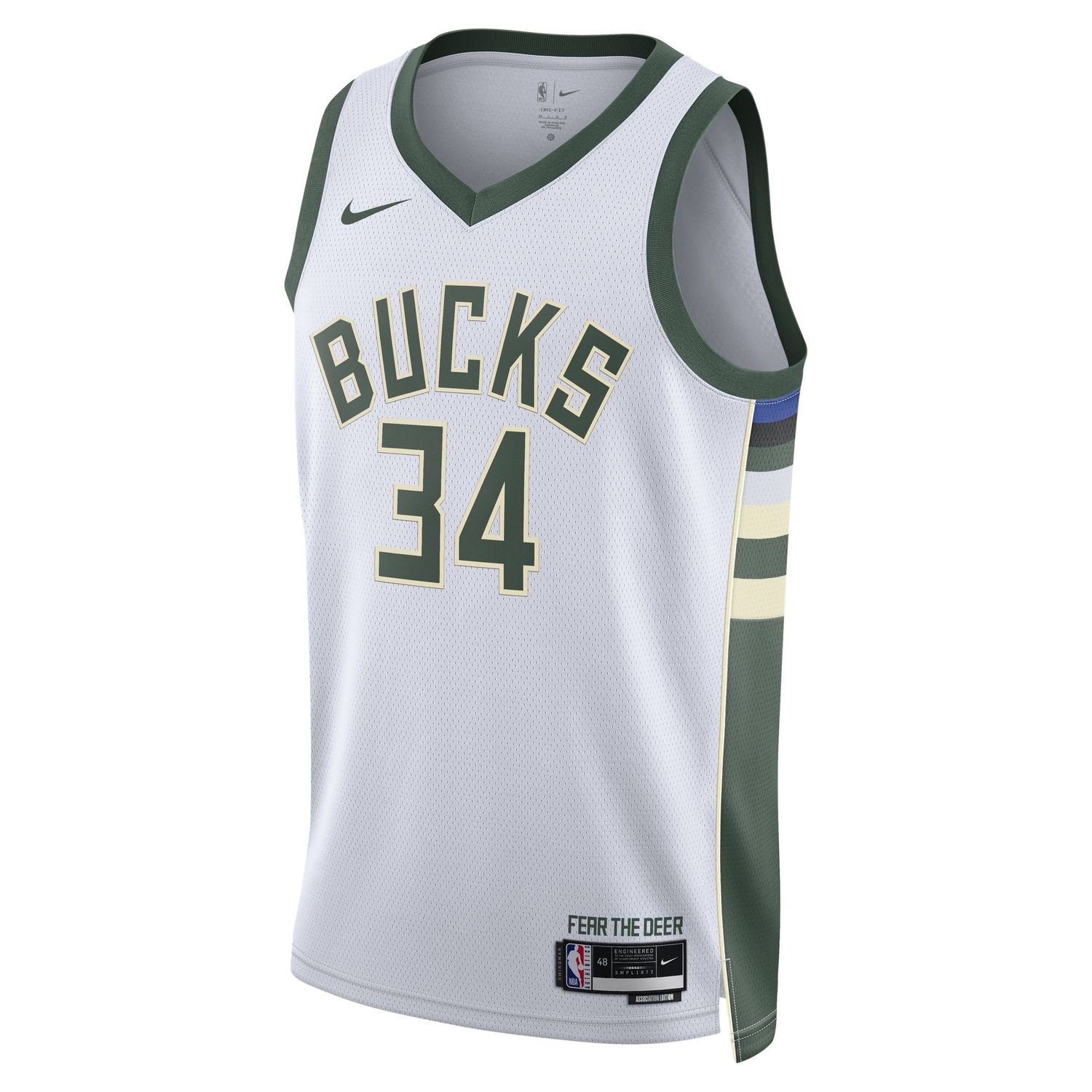 NIKE MILWAUKEE BUCKS GIANNIS '22-23 ASSOCIATION EDITION SWINGMAN JERSEY 