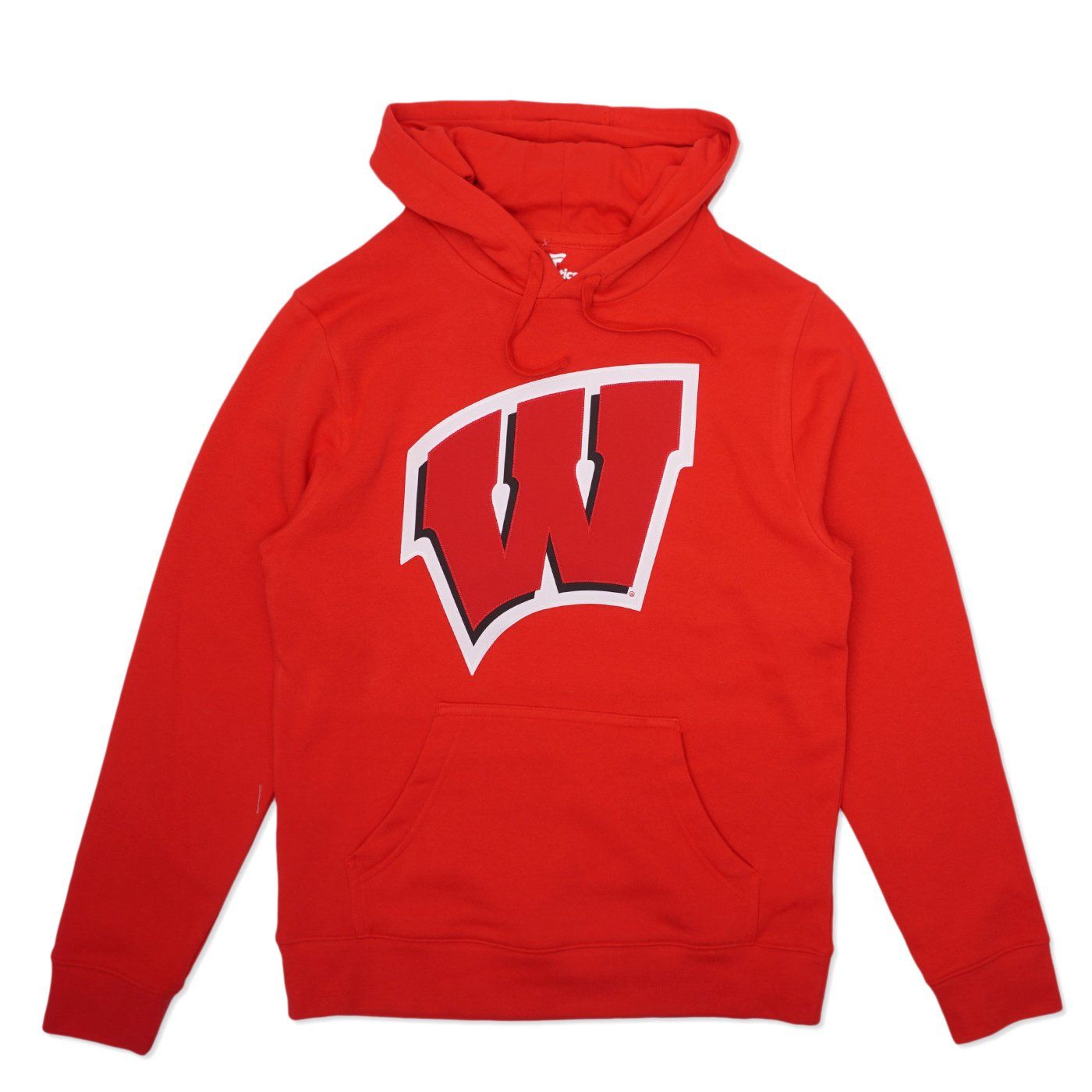 FANATICS WISCONSIN BADGERS APPLIQUE PULLOVER HOODIE  