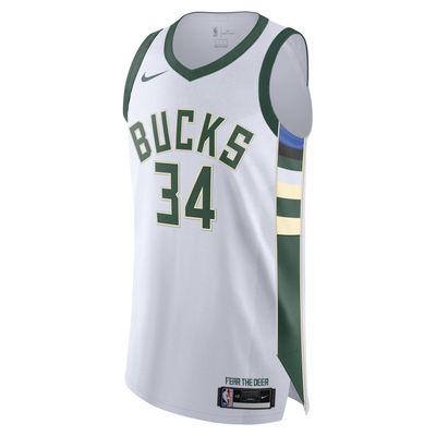 NIKE MILWAUKEE BUCKS GIANNIS '20 ASSOCIATION EDITION AUTHENTIC JERSEY  