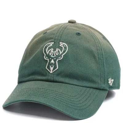 '47 BRAND MILWAUKEE BUCKS DUSTED CLEAN UP HAT '47 BRAND MILWAUKEE BUCKS DUSTED CLEAN UP HAT