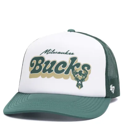 '47 BRAND MILWAUKEE BUCKS VIBES TRUCKER HAT '47 BRAND MILWAUKEE BUCKS VIBES TRUCKER HAT