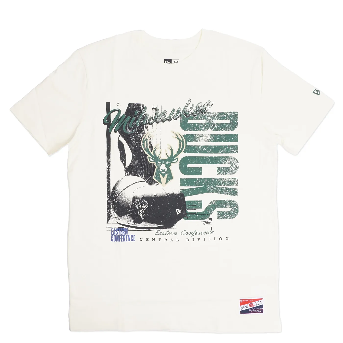 NEW ERA MILWAUKEE BUCKS LOCKER TEE