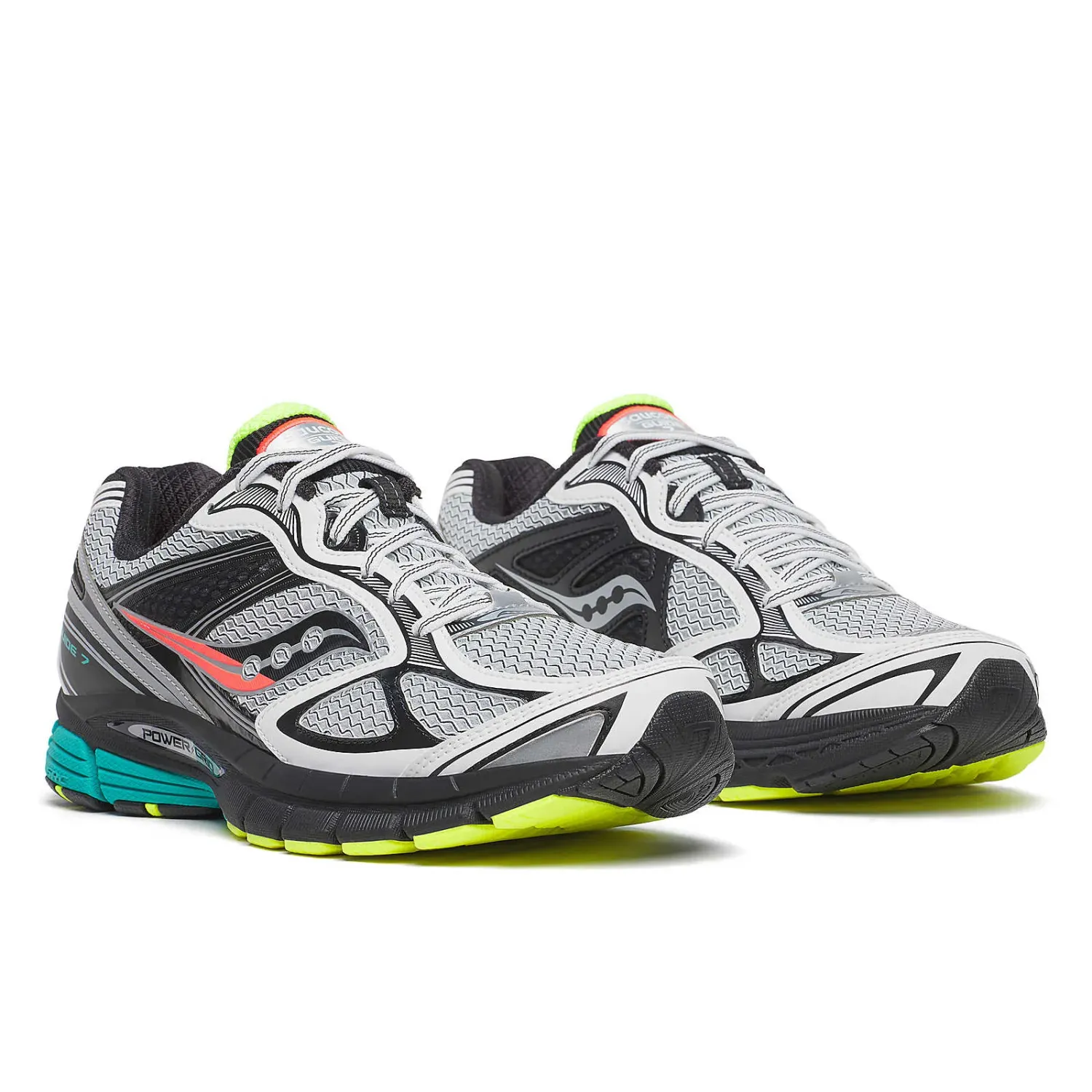 Saucony ProGrid Guide 7 White and Green Running Sneakers size 10 Saucony Women main image 4