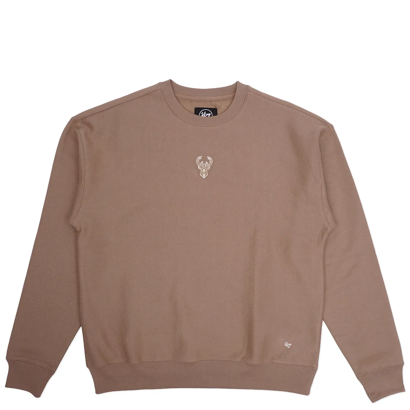 '47 BRAND MILWAUKEE BUCKS OFFSIDE FOUNDATION CREWNECK SWEATSHIRT     