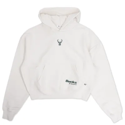 '47 BRAND MILWAUKEE BUCKS WOMEN'S SUE FOUNDATION HOODIE '47 BRAND MILWAUKEE BUCKS WOMEN'S SUE FOUNDATION HOODIE