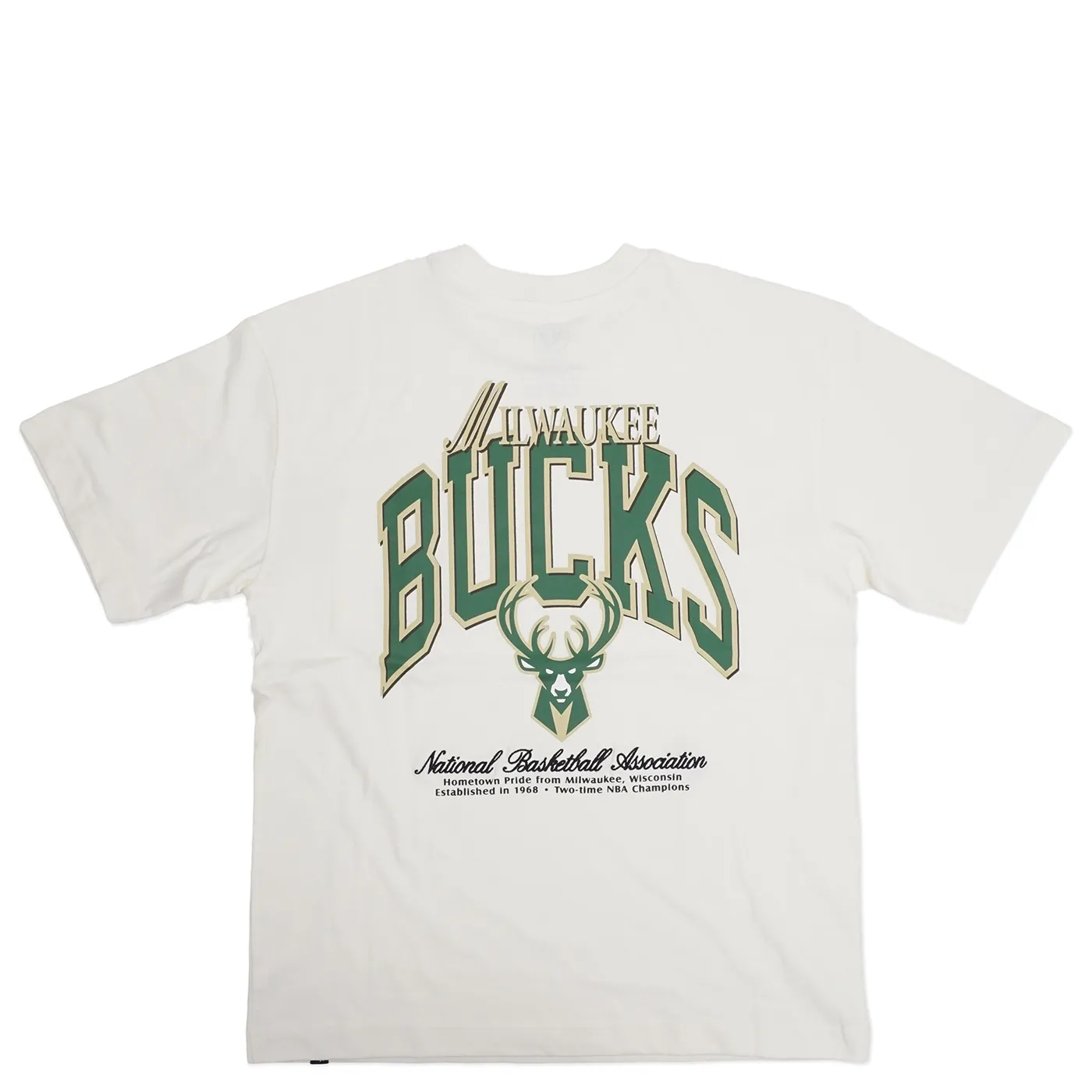 '47 BRAND MILWAUKEE BUCKS BACK DOOR POCKET TEE