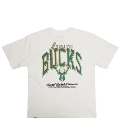'47 BRAND MILWAUKEE BUCKS BACK DOOR POCKET TEE