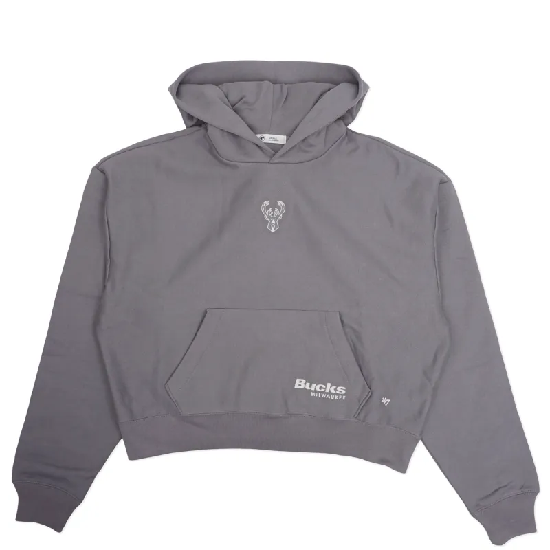 '47 BRAND MILWAUKEE BUCKS WOMEN'S SUE FOUNDATION PULLOVER HOODIE 