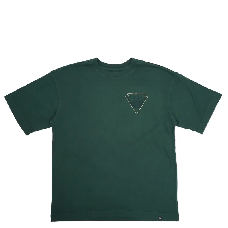 '47 BRAND MILWAUKEE BUCKS SWITCHBACK RAVINE TEE