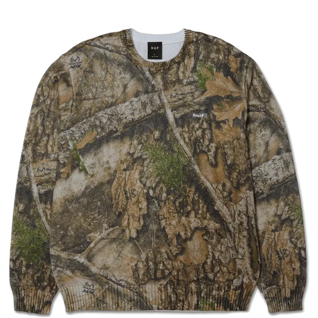 HUF X REALTREE SWEATER   