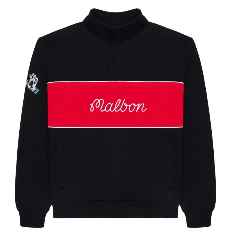 Malbon Golf Santa Cruz Sweatshirt Black
