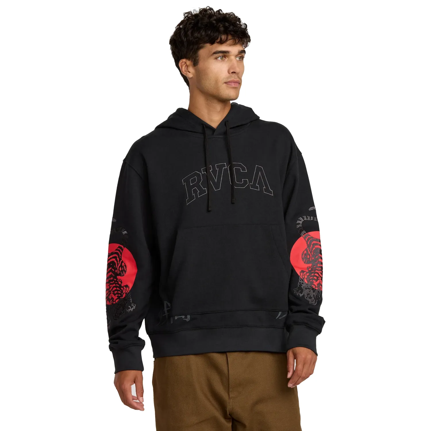 RVCA TIGER SUN PULLOVER HOODIE   