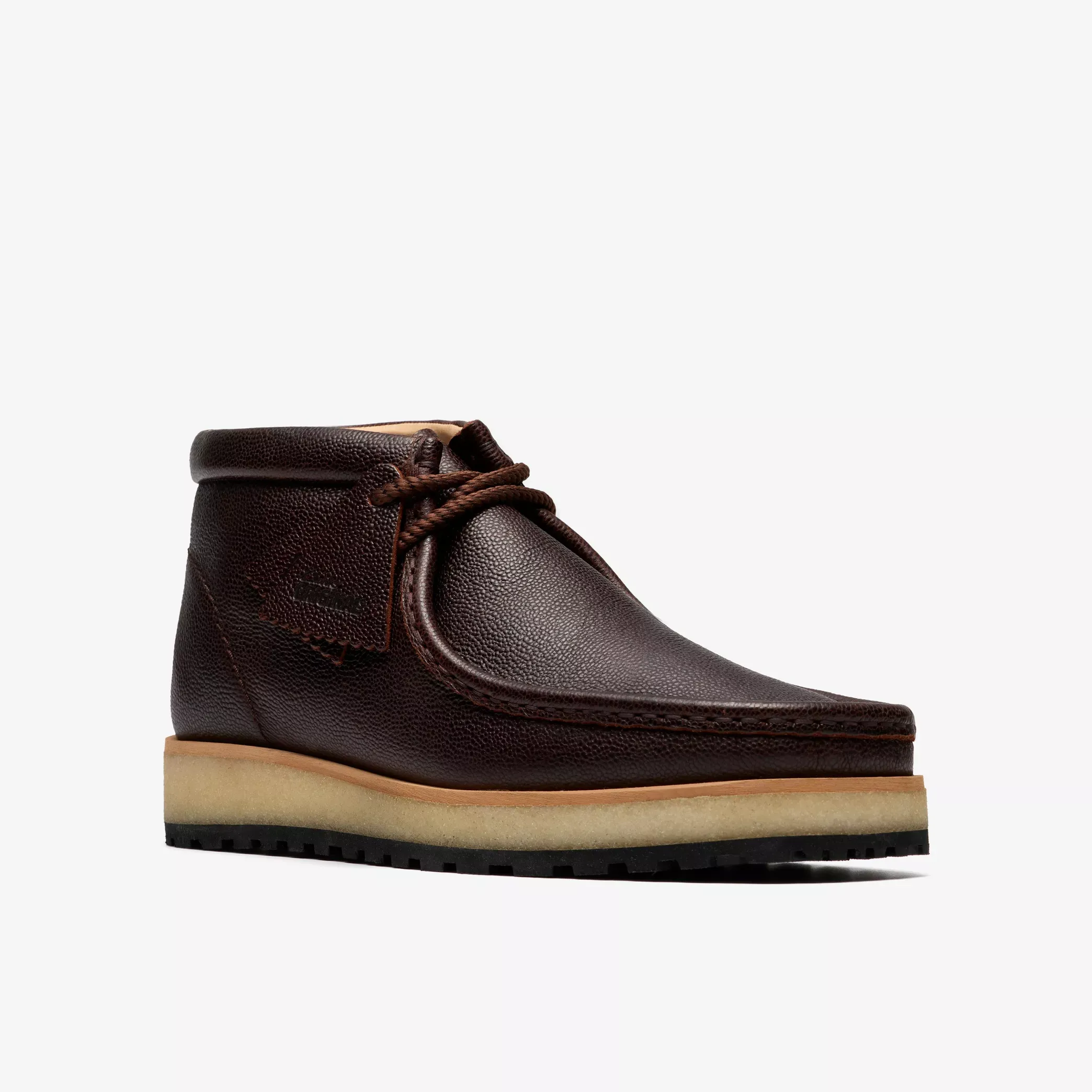 Clarks Desert Trek – Curry | Kennet Grain Leather Crepe Sole  display picture 1