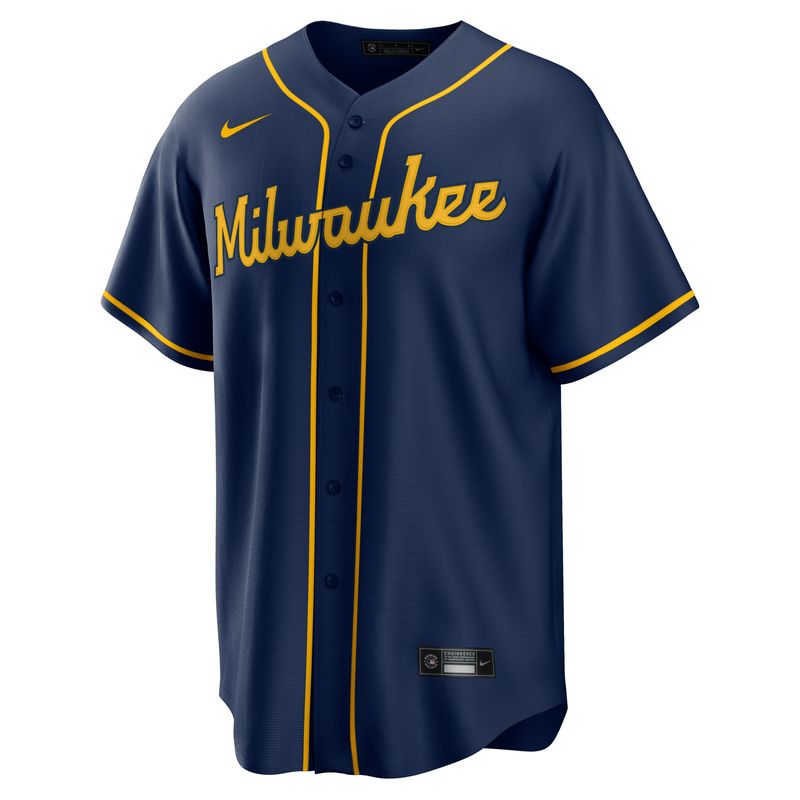 NIKE MILWAUKEE BREWERS ALTERNATE REPLICA JERSEY