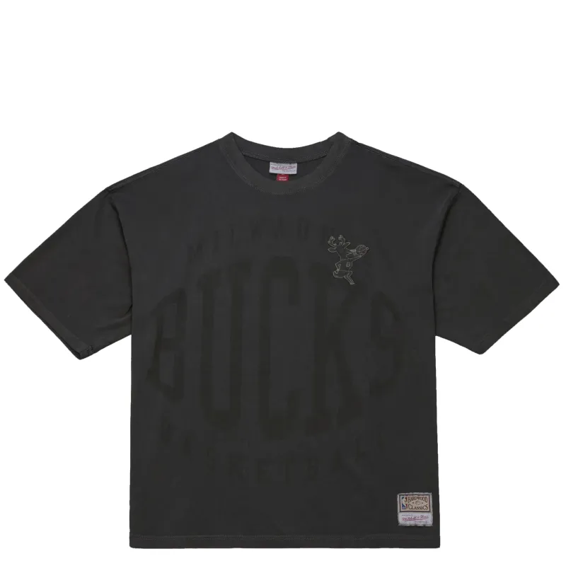 MITCHELL &amp; NESS MILWAUKEE BUCKS DOWNTOWN PREMIUM TEE  