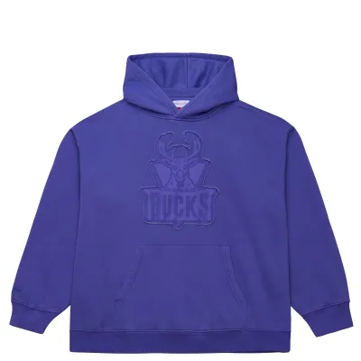 MITCHELL &amp; NESS MILWAUKEE BUCKS DOWNTOWN HOODIE  