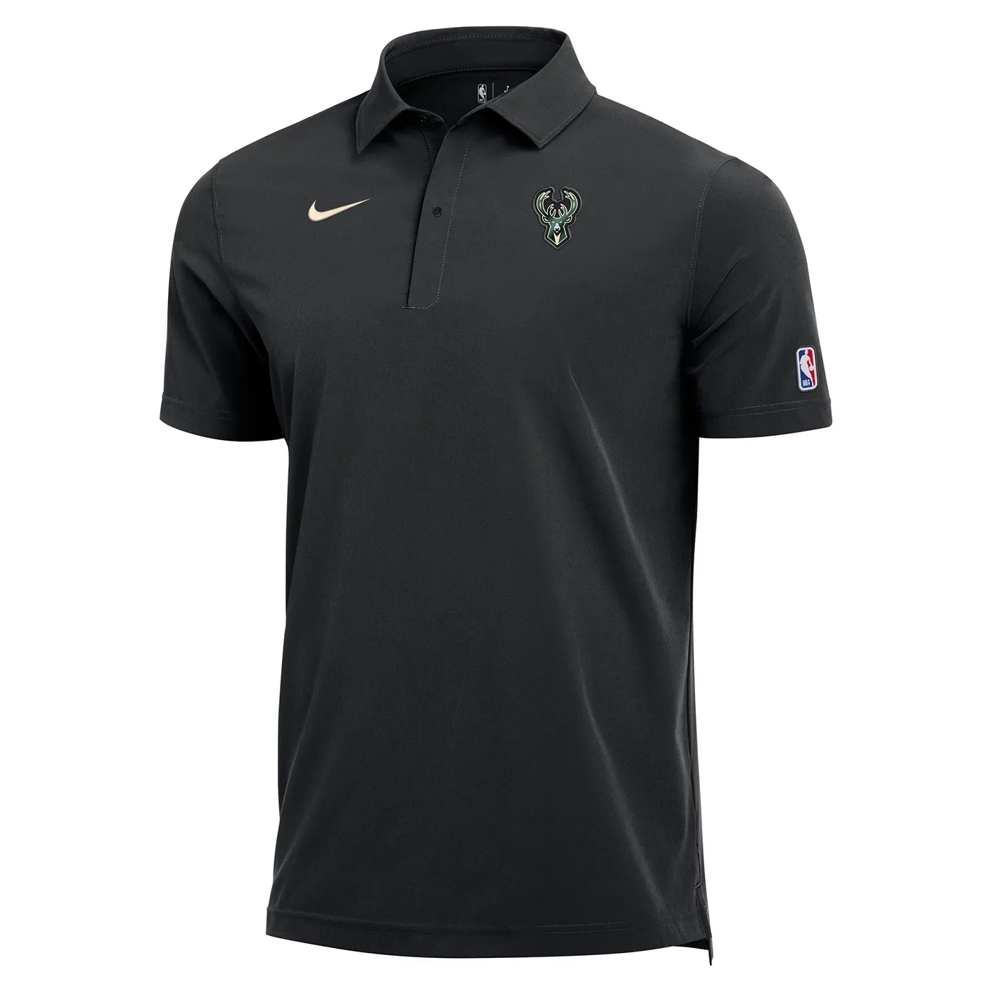 NIKE MILWAUKEE BUCKS DRI-FIT JORDAN STAFF POLO SHIRT