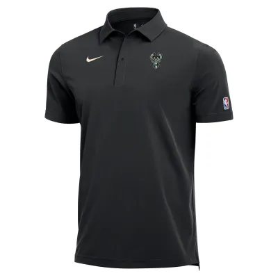 NIKE MILWAUKEE BUCKS DRI-FIT JORDAN STAFF POLO SHIRT