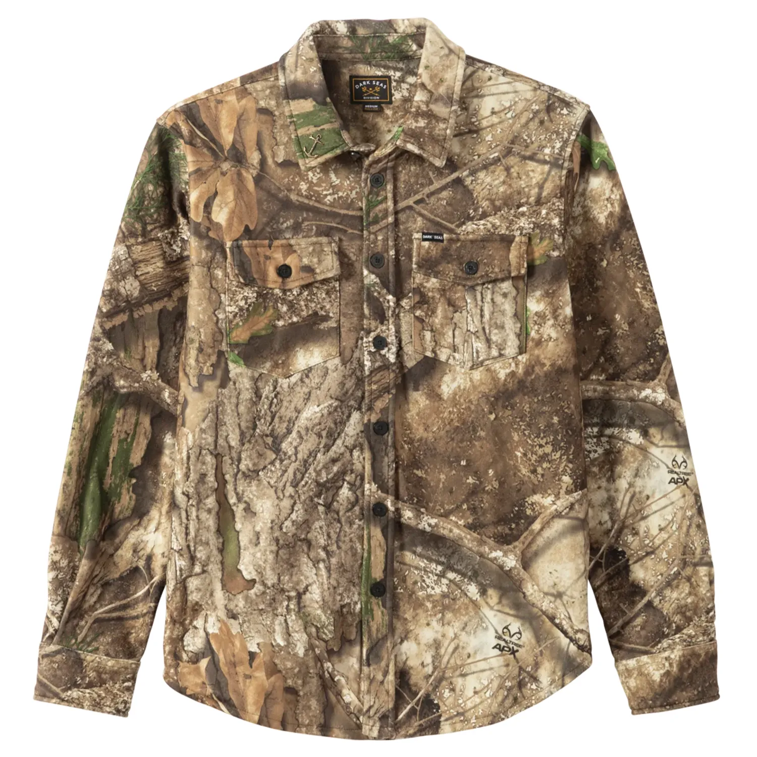 DARK SEAS ZULU FLEECE LONG SLEEVE SHIRT  