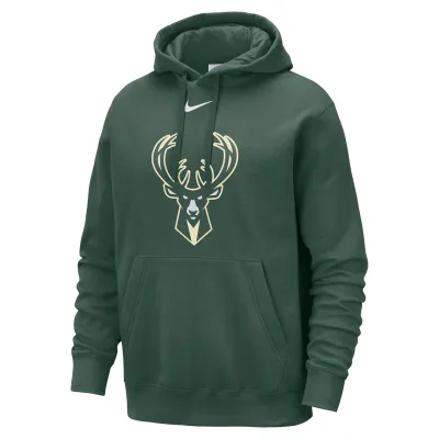 NIKE MILWAUKEE BUCKS CLUB 2025-2026 PULLOVER HOODIE NIKE MILWAUKEE BUCKS CLUB 2025-2026 PULLOVER HOODIE