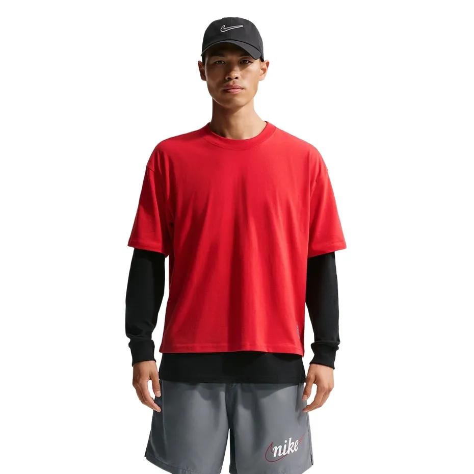 Front view highlighting clean design and boxy silhouette