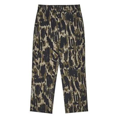Malbon Golf Condor Tour Divot Camo Pant Bark Camo front flat lay