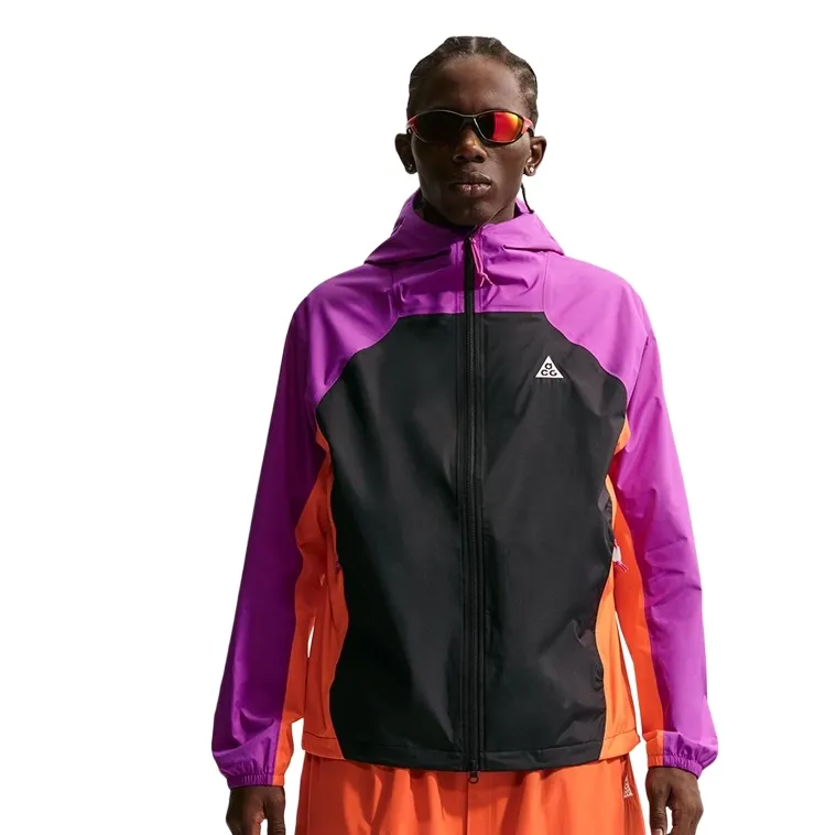 Front view of Nike ACG Phantazma Storm-FIT ADV jacket with full-zip closure