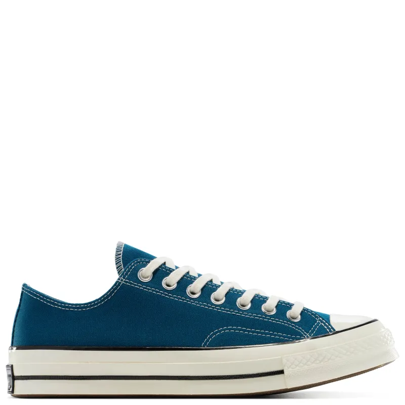 Side profile of Converse Chuck 70 in Murky Waters with egret midsole