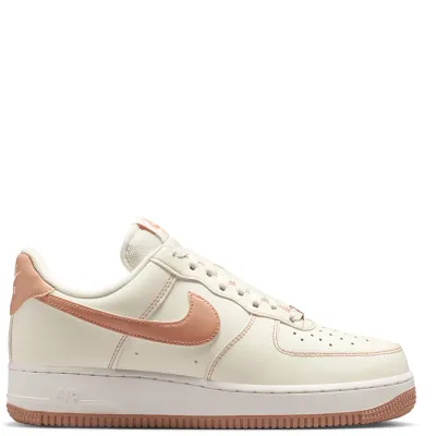 Medial side profile of Sail and Rose Gold Air Force 1