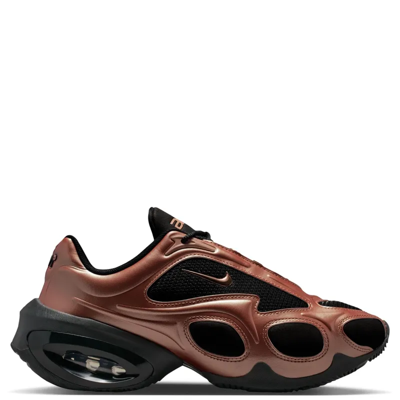 Medial side profile of Air Max Muse with flowing futuristic panel design