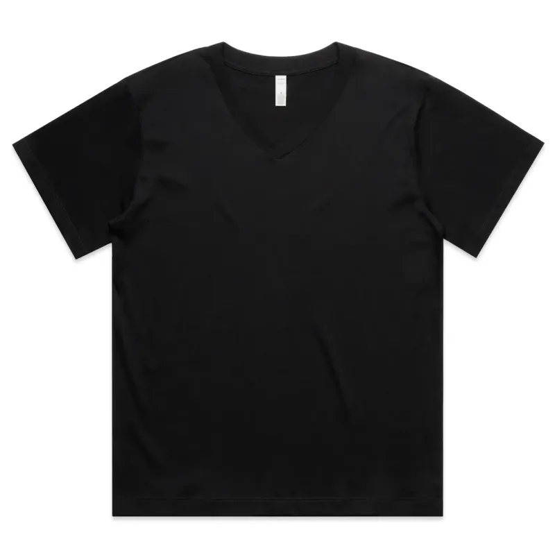 Front Flat Lay Of ASColour Women’s Martina V Neck Tee.
