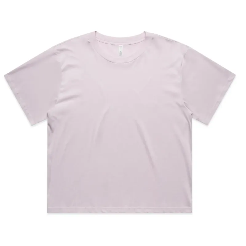 Front Flat Lay Of ASColour Women’s Martina Crop Tee.