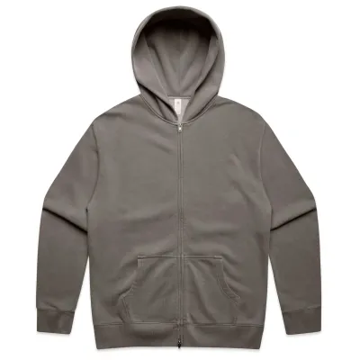 Front Flat Lay Of ASColour Relax Faded Zip Hoodie.